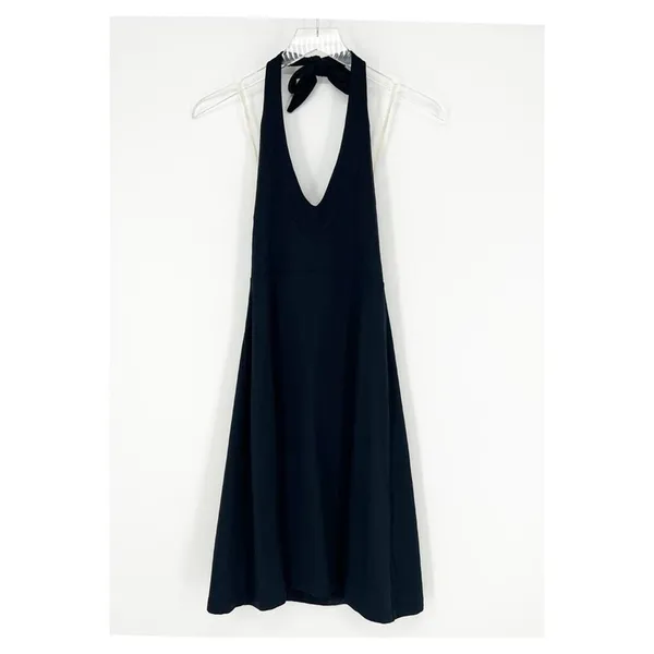 Patagonia Iliana Knee Length Halter Dress Women's Size XS Black‎ Outdoor Travel - Image 2