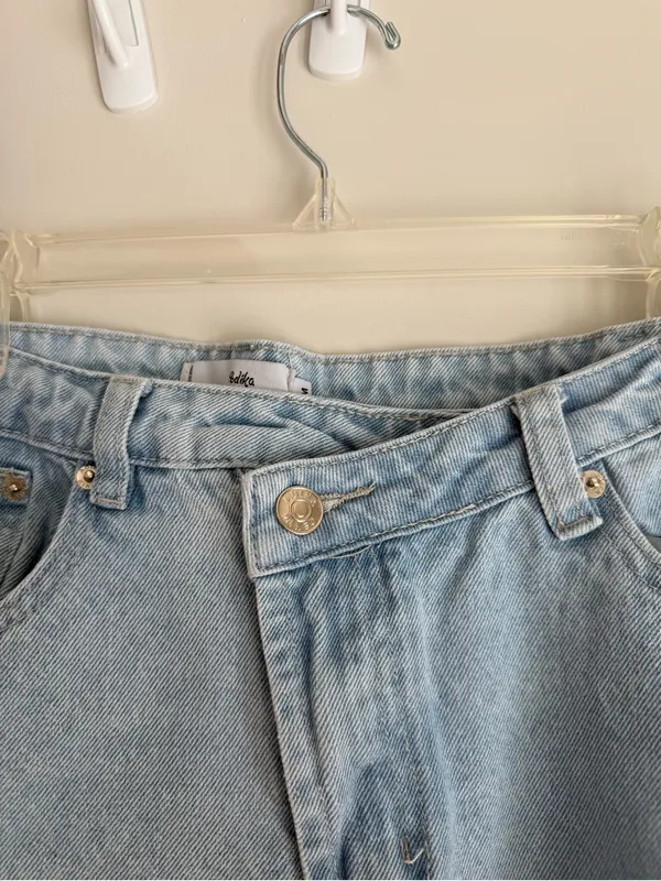 Adika Light Blue Distressed Boyfriend Jeans - Image 2