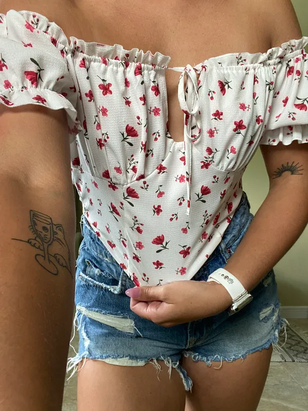 SheIn Off The Shoulder Blouse - Image 3