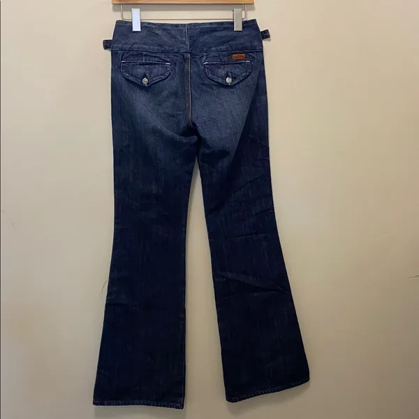 7 for all mankind boot cut denim jeans size 25 - Image 3