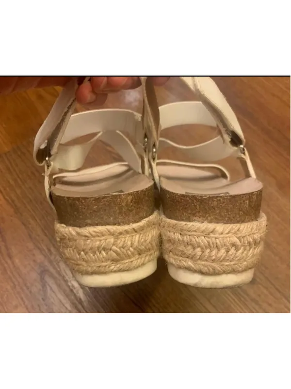 DV Dolce Vida Iman Platform Sandals 8.5 Cream - Image 7