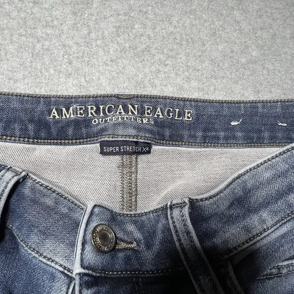 American Eagle Outfitters Women's Super Stretch X4 High Rise Jegging Size 8 Long - Image 2