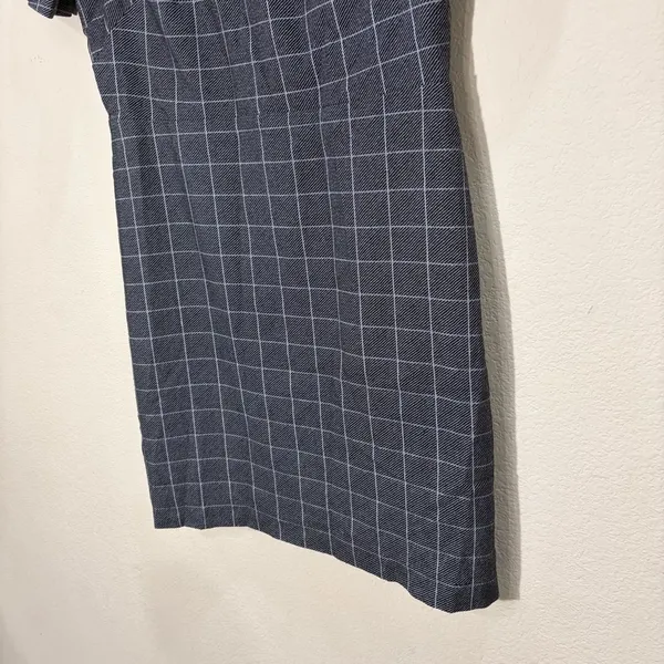 Ralph Lauren Women’s Windowpane Puff Sleeve Dress Size 16 Fully Lined Office EUC - Image 4