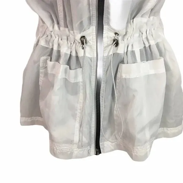 Fabletics Yoga Nylon Sleeveless Zippered Best Jacket Size Small - Image 3