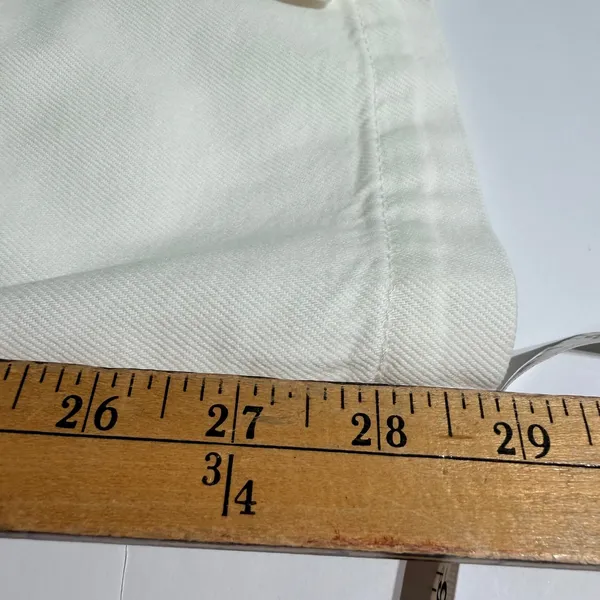 NWT Madewell Wide Sweep Trouser Denim Jeans Cream Size 27 Wide Leg Spring Summer - Image 10