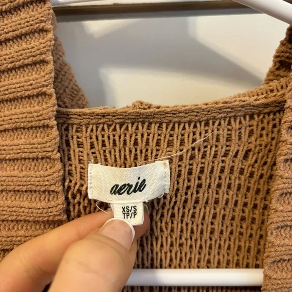 Aerie Sugar Rush Tan Kimono Pullover - Image 4
