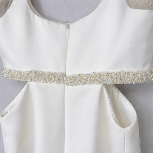 Likely‎ Taliah Feather Pearl Beaded Cut Out Mini Dress - Image 8