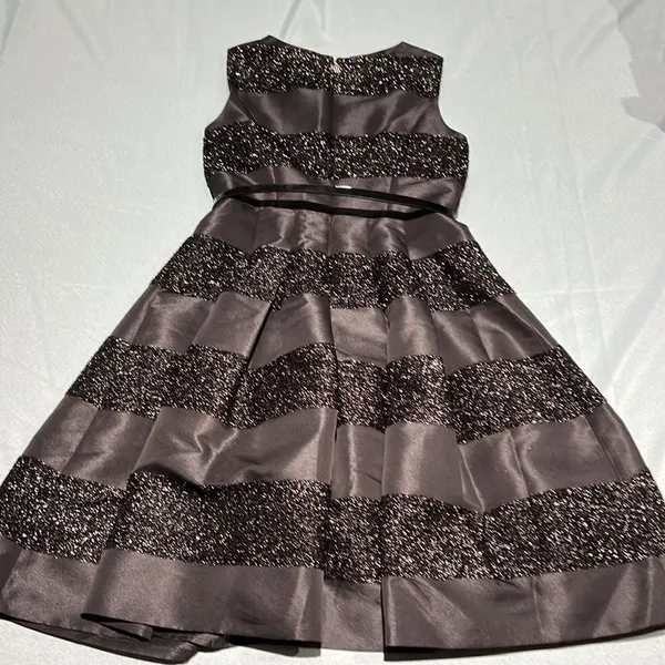 Tommy Hilfiger‎ Metallic Stripe Fit & Flare Dress C26 - Image 7