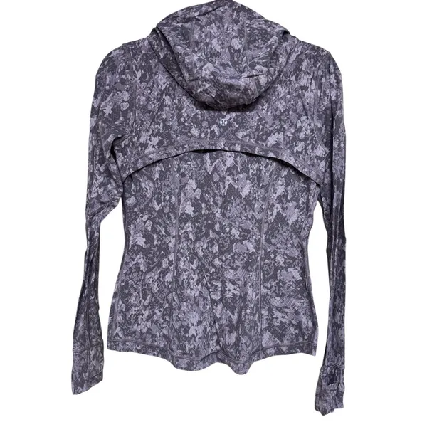 Lululemon Hooded Define Jacket *Nulu Hideaway Camo Lunar Rock Multi Women's Sz 8 - Image 2