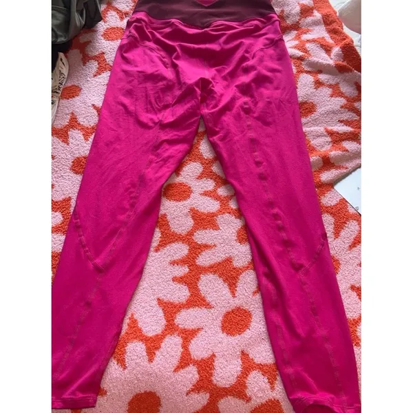 Free people movement pink leggings - Image 4