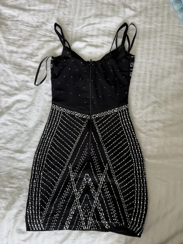 Black Mini Dress Windsor - Image 3