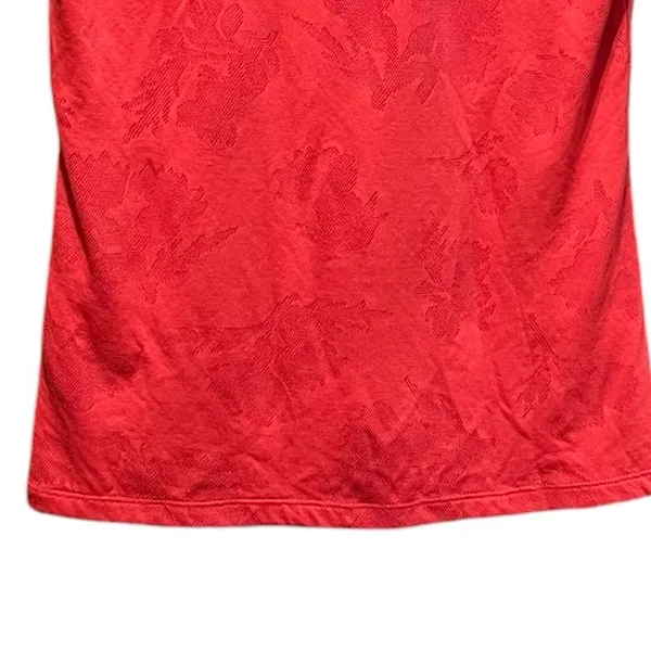 NIKE WOMEN DRI FIT VICTORY GOLF V-Neck POLO Size‎ Small Red - Image 9