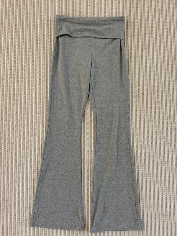 Amazon Grey Foldover flare leggings - Image 2