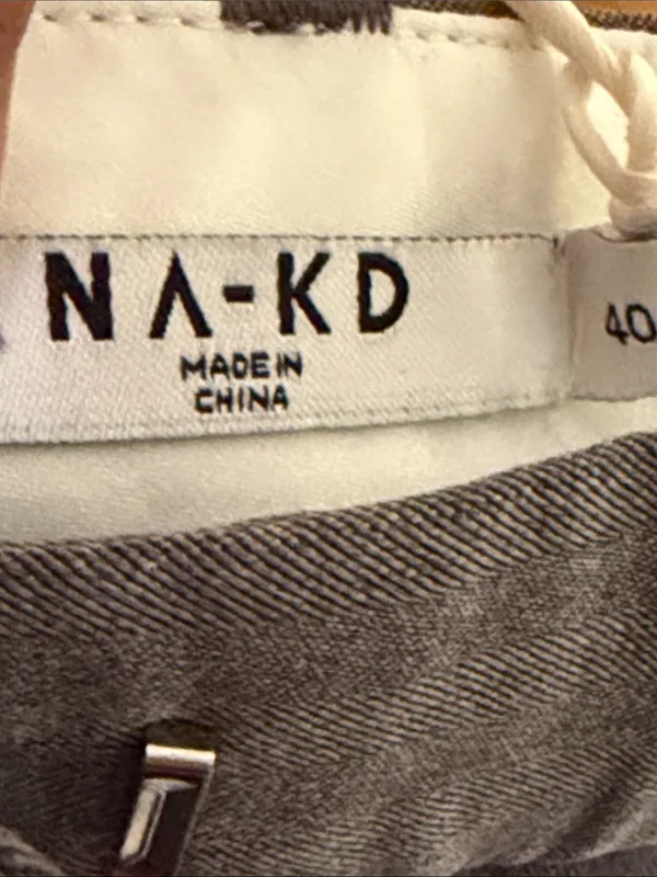 NA-KD Heavy Low Waist Suit Pants. Size 40 - Image 8