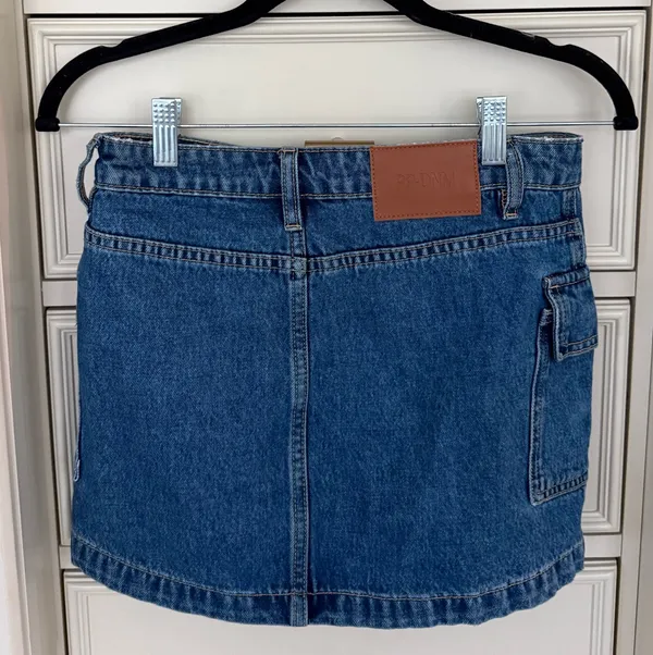 Princess Polly Denim Mini Skirt Cargo - Image 3