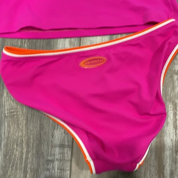 Sea Folly fuchsia Tankini - Image 4