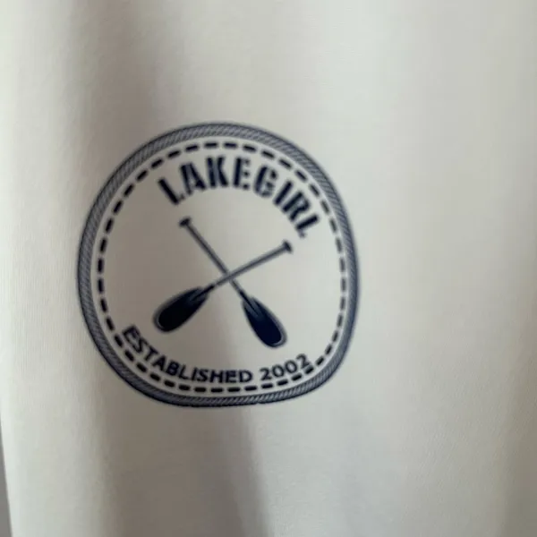 Women's White Long Sleeve Tee Size XXL - Image 2