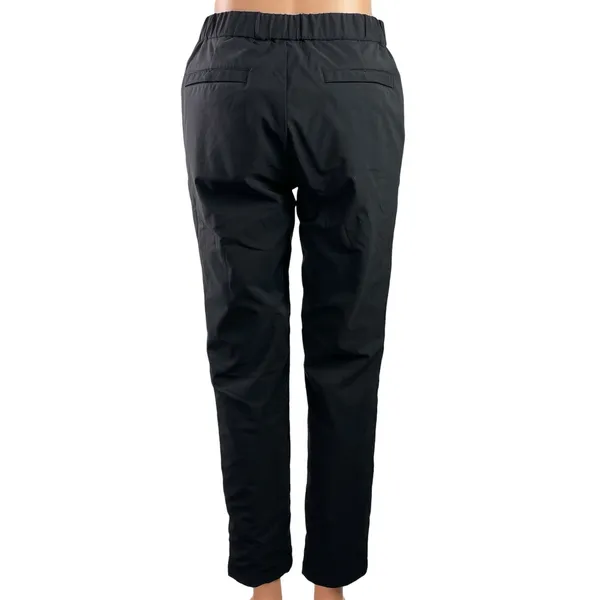 Uniqlo Windproof Warm Lined Women's Black Straight High Rise Trousers Pants M - Image 3