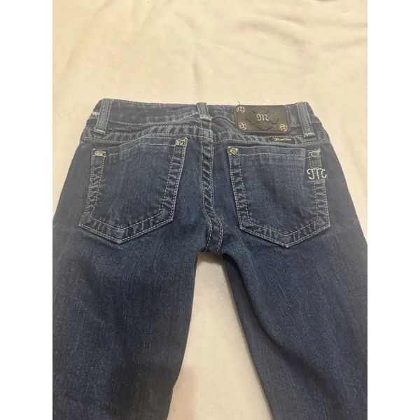 MISS ME Denim Women's JS5151SR SKINNY Low Rise Skinny Blue Jeans Size 26 - Image 2