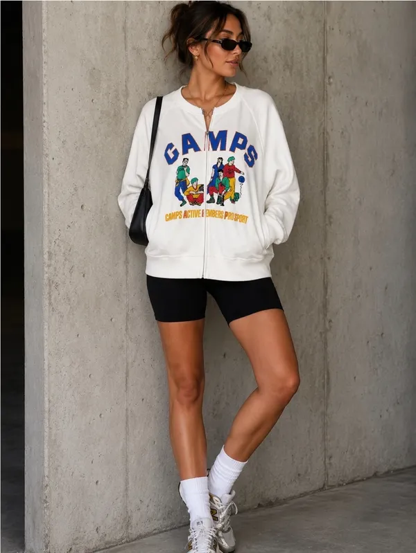 Vintage “Camps” Sweater from Dublin Multiple Size M - Image 4
