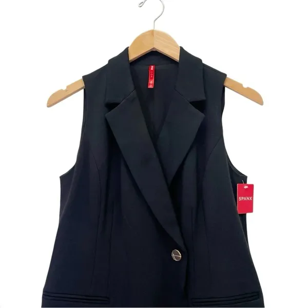 NWT Spanx The Perfect Vest Dress in Classic Black Size Small Classic Career New - Image 7
