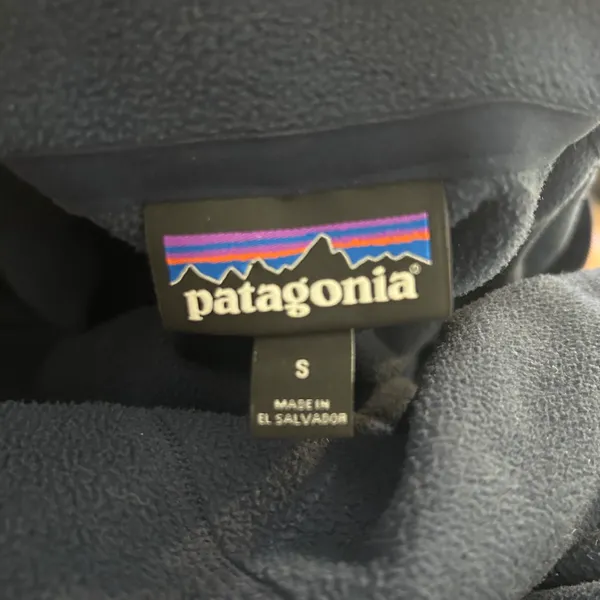Patagonia Blue Sweater Jacket Top - Image 3