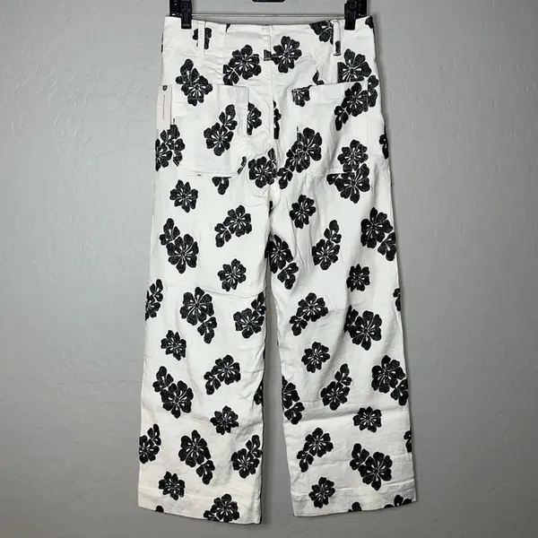 Anthropologie Maeve The Colette Wide-Leg Embroidered Pants - Image 6