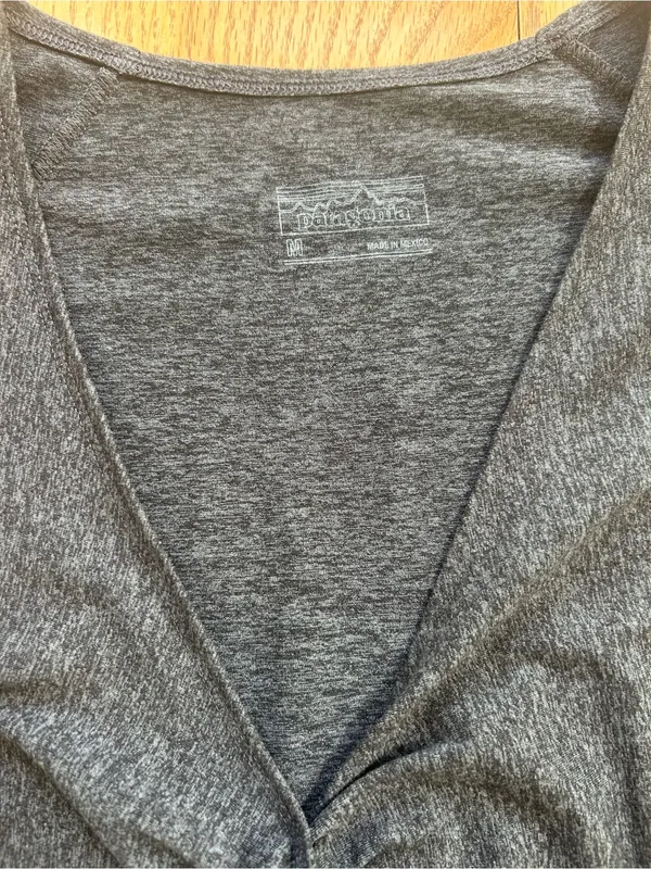 Patagonia Seabrook Bandha Dress Medium Forge‎ Grey Heather Knit Capsleeve 58731 - Image 6