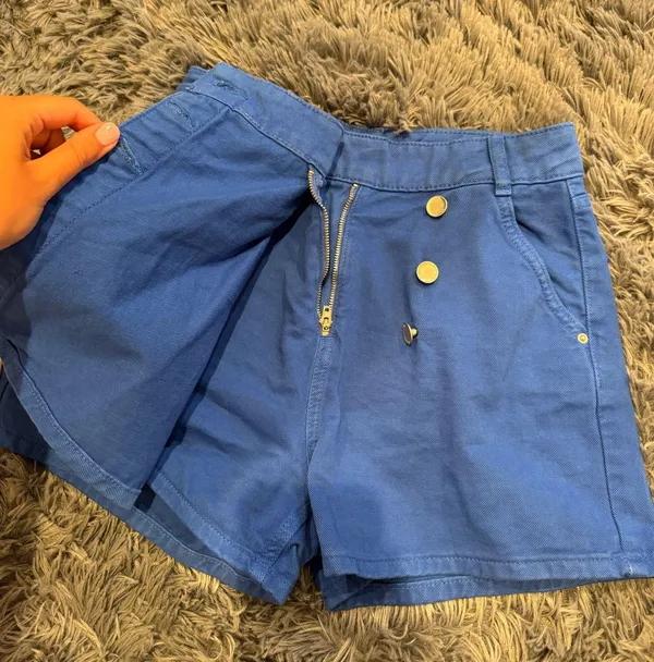 ZARA Navy Blue Skort - Image 2
