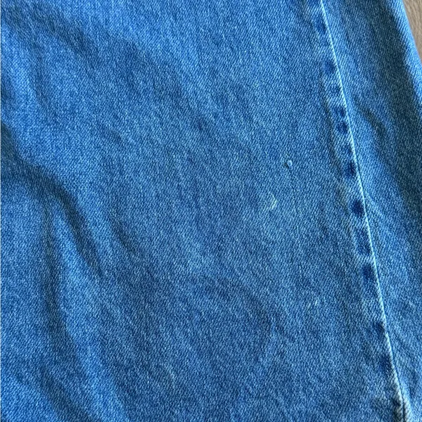 Blue Denim Classic Midi Skirt Cowgirl Western Festival Size Medium - Image 2