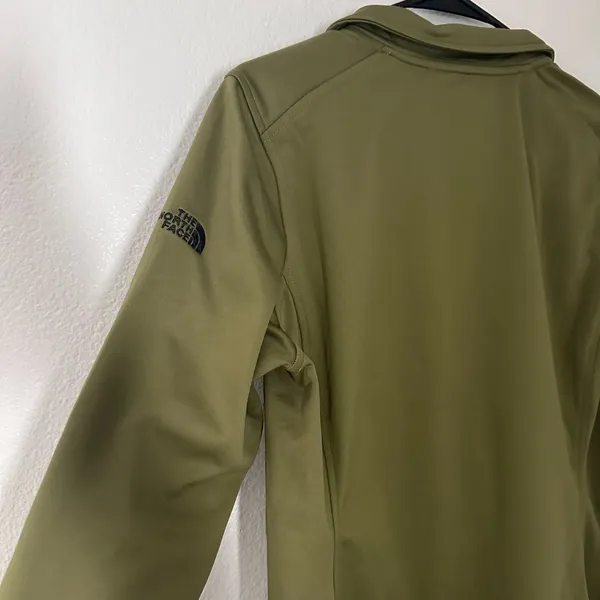 The North Face Womens-L/G Ladies Tech 1/4‎ Zip Fleece Pullover Burnt Olive Green - Image 8