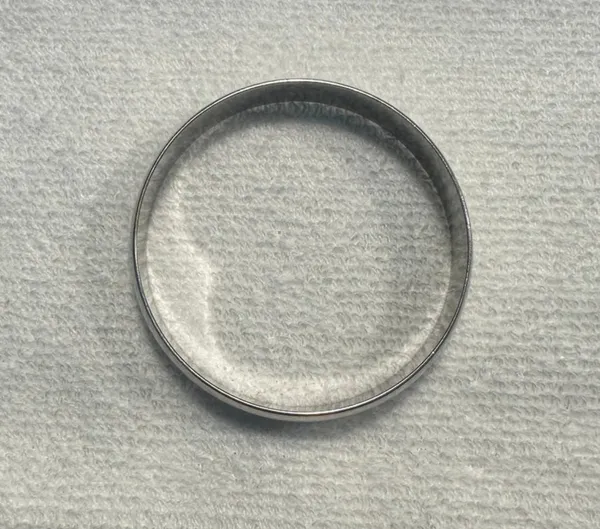 Vintage Monet Silver Tone Bangle Bracelet - Image 2