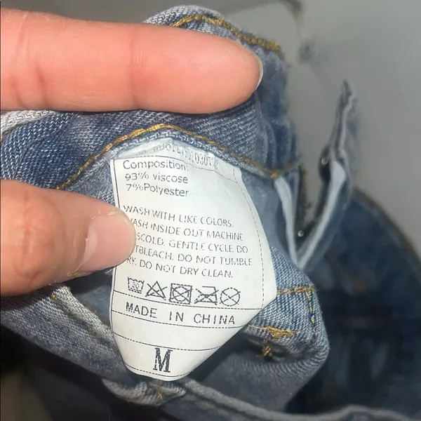 & Other Stories Blue Denim Mini Skirt - Image 3