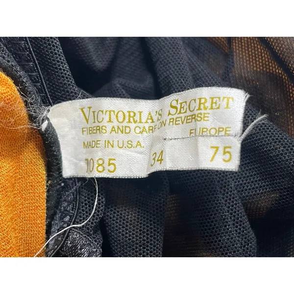 Vintage Victoria's Secret Gold Label Floral Velvet Mesh Teddy Bodysuit Top Sz 34 - Image 5