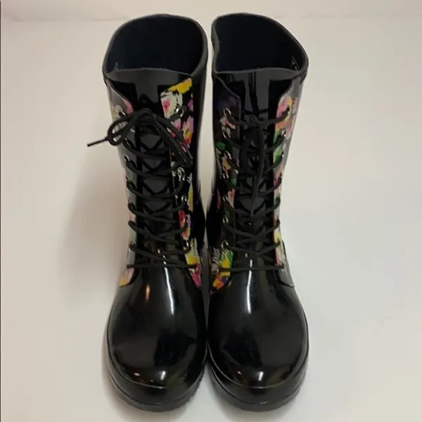 Roma Epaga' Floral Rain Boot size 8‎ - Image 4