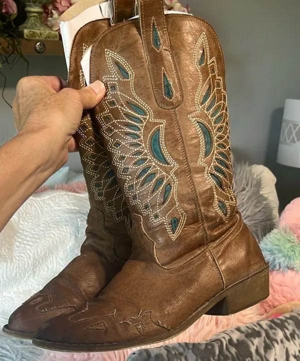 Coconuts by Matisse Cowboy Western Boots Tan - Image 2
