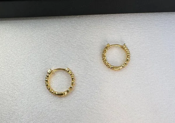 14mm Small Gold Hoop Earrings for Women - Image 3