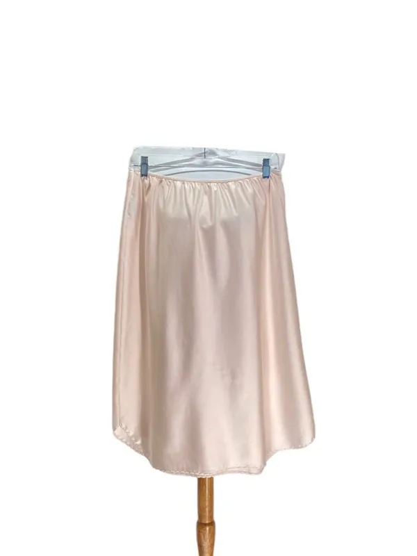 Vintage Bali Slip Skirt Pink Size M Cottagecore Coquette Spring Satin Bohemian - Image 10