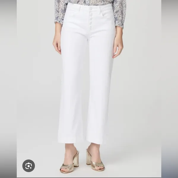 PAIGE Leenah Ankle White Women's Jeans - Image 2