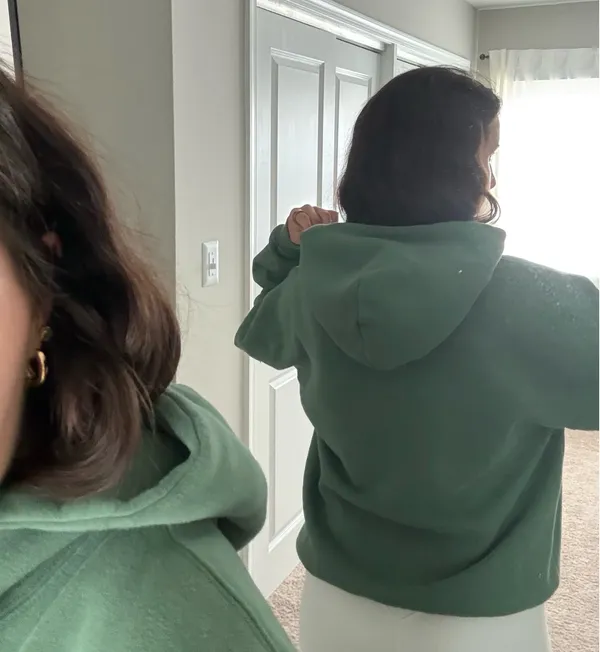 Abercrombie Green Hoodie - Image 2