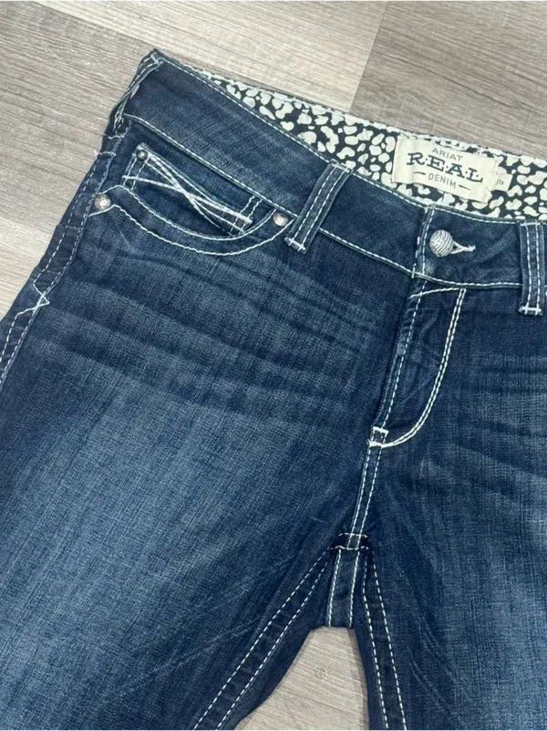 Ariat REAL Denim Low Rise Rosy Bootcut Jeans Size 31S - Image 2