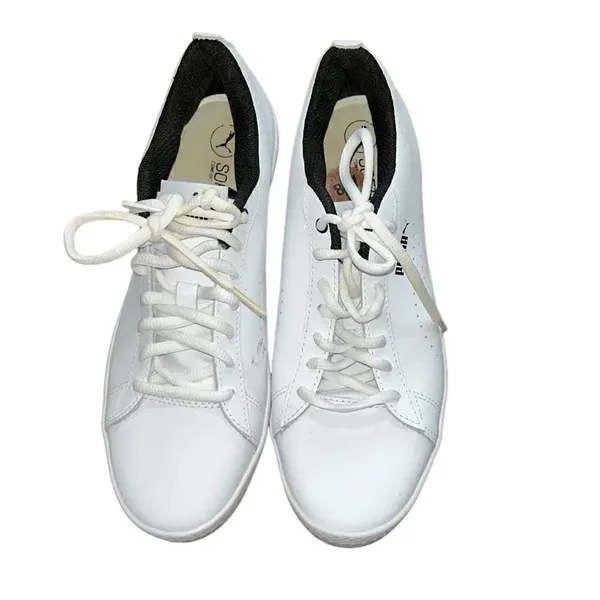 Puma White Lace up Sneakers(Size 8W) - Image 10