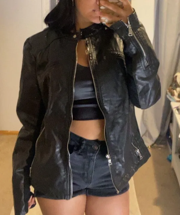 Guess Leather Jacket - Image 2