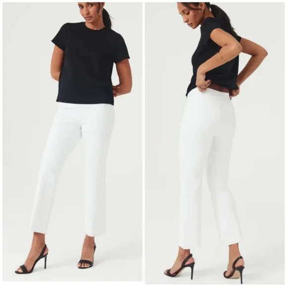 NWT Spanx slim straight pants white medium - Image 2