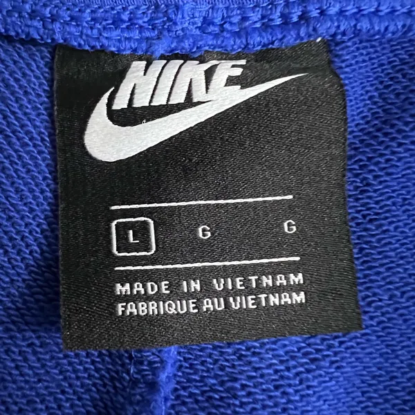Nike Blue Fleece Sweat Shorts L 💙🏃 Classic Logo Lounge Shorts - Image 5