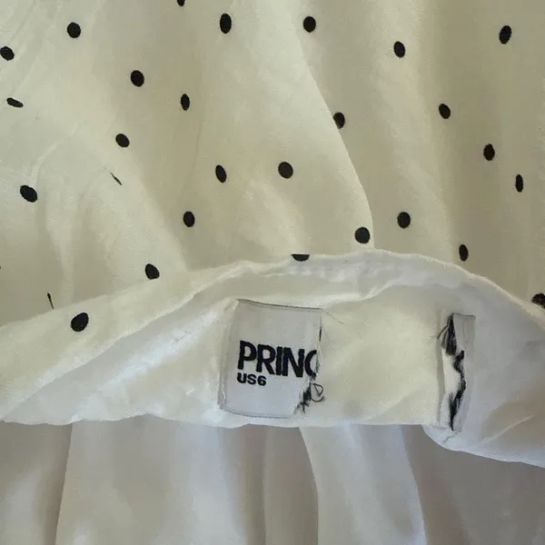 Princess Polly Moonlit white polka dot halter mini dress - Image 4