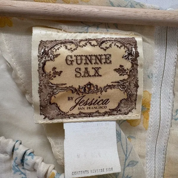 Vintage Gunne Sax 1970s Floral Prairie Maxi Dress Size Small - Image 11