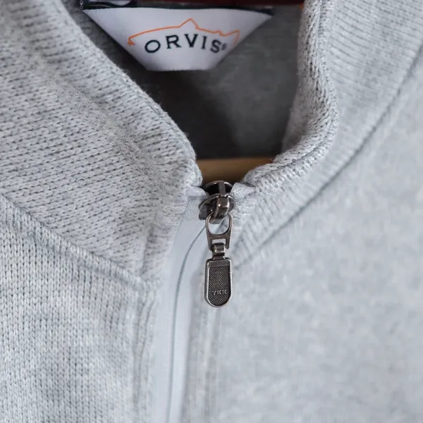 ORVIS Womens Full Zip‎ Fleece Jacket Gray Size XL - Image 5