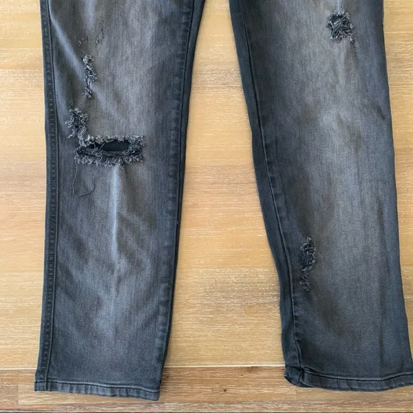 Free People Black Boyfriend Jeans 6 - Image 4