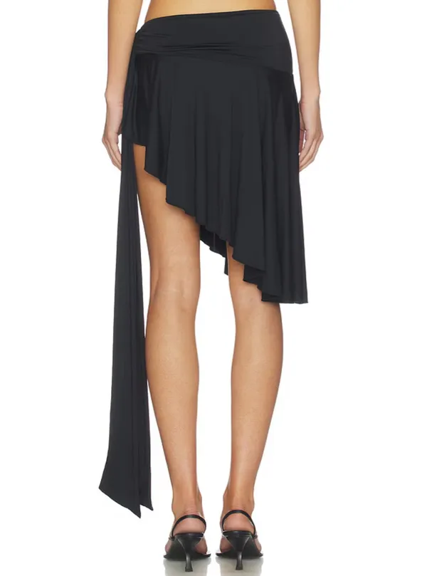 Lioness Safari Midi Skirt Black - Image 2